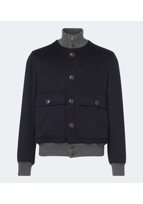 Brunello Cucinelli Virgin wool blouson jacket