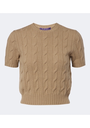 Ralph Lauren Collection Cable-knit cashmere sweater