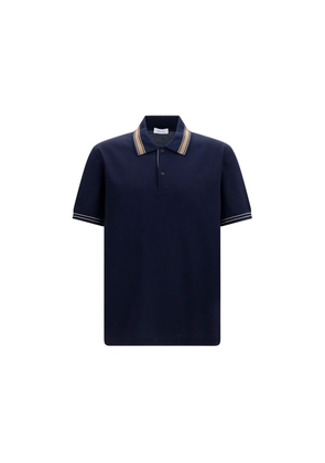 Ferragamo Blue Cotton Polo Shirt - L