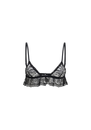 Dolce & Gabbana Black Cotton Bra - 1