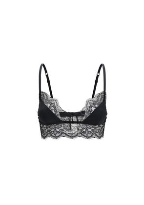 Dolce & Gabbana Black Silk Bra - 1