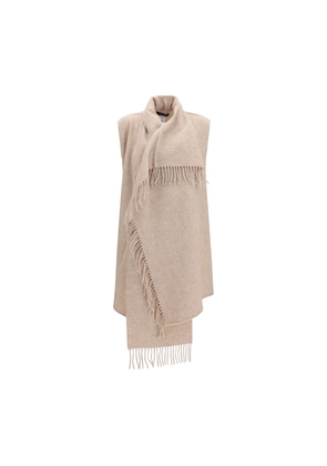 Fabiana Filippi Beige Wool Oves Aries Scarf