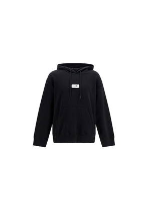 MM6 Black Cotton Sweatshirt - L