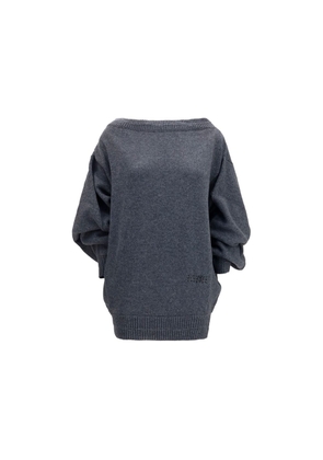 MM6 Gray Wool Oves Aries Casual Dress - S