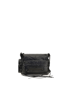 Balenciaga Black Lamb Ovis Aries Aries Shoulder Bag