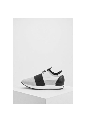 Pollini Blue Polyamide Athletic Sneakers - EU35/US5