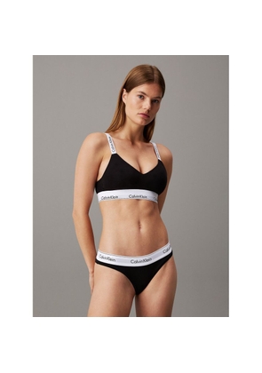 Calvin Klein Black Cotton Bra - S