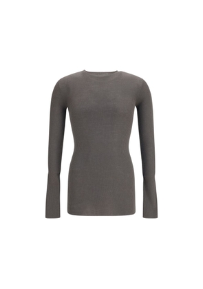 Rick Owens Gray Wool Oves Aries Sweatshirt - L