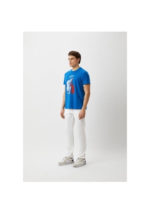 Bikkembergs Light Blue Cotton T-Shirt - S