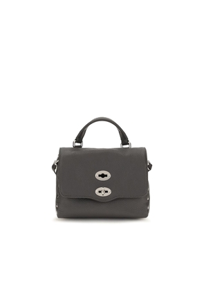Zanellato Gray Calf Leather Bos Taurus Handbag