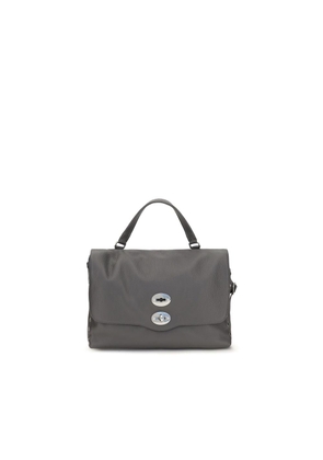 Zanellato Gray Calf Leather Bos Taurus Handbag