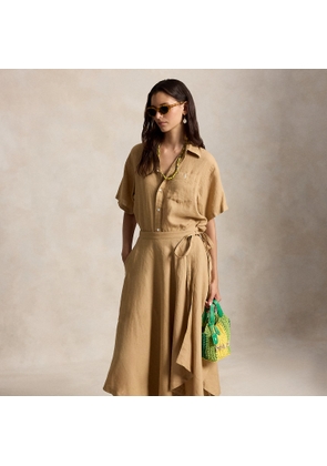 Linen Wrap Skirt