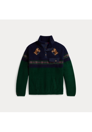 Horse-Print Hybrid Pullover