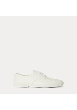 Perforated Leather Low-Top Trainer