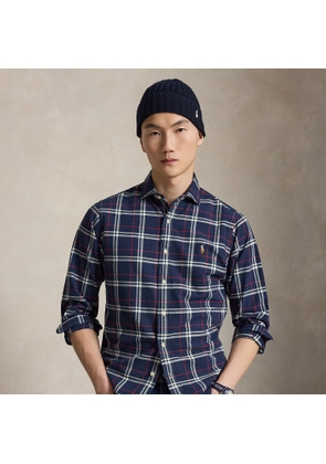 Custom Fit Plaid Oxford Shirt