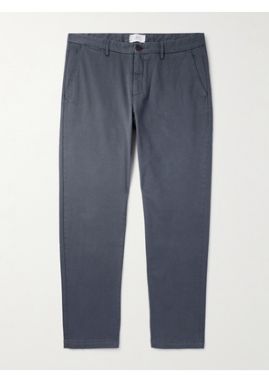 Mr P. - Slim-Fit Cotton-Twill Chinos - Men - Blue - 28