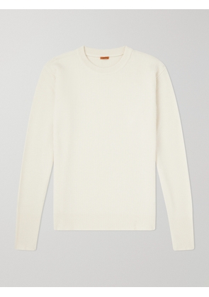 Barena - Ribbed Virgin Wool Sweater - Men - Neutrals - XS