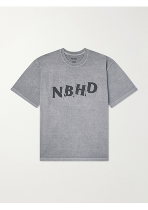 Neighborhood - Logo-Print Cotton-Jersey T-Shirt - Men - Gray - S