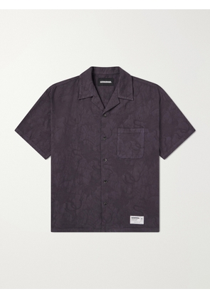Neighborhood - Camp-Collar Cotton-Jacquard Shirt - Men - Gray - S