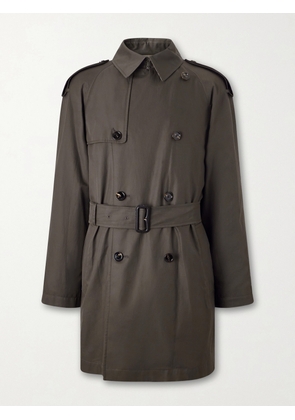 Burberry - Belted Cotton-Gabardine Trench Coat - Men - Brown - IT 46