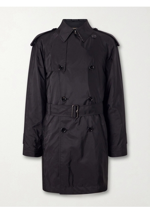 Burberry - Belted Shell Trench Coat - Men - Black - IT 46