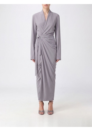 RICK OWENS Asymmetric Silk Blend Dress