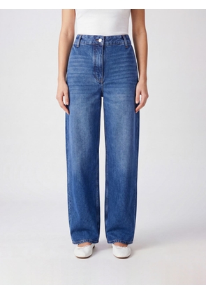 STUDIO NICHOLSON Jeans Woman color Blue