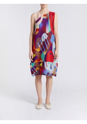 PLEATS PLEASE ISSEY MIYAKE Coat Woman color Red