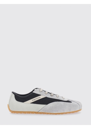 McQueen Boxe Low-Top Trainers in Calfskin and Nylon