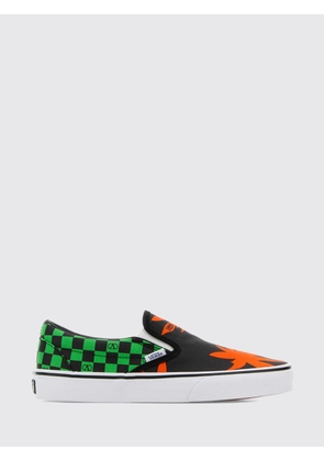 VALENTINO GARAVANI x Vans Checkered Floral Print Canvas Slip-On Sneakers