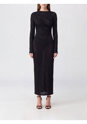 PALOMA WOOL Draped Slim Fit Midi Dress in Organic Cotton