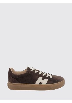 HOGAN H705 Sneakers in Calfskin and Suede with Contrasting H Logo