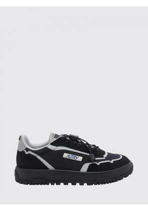 AUTRY Wildpace Low Two-Tone Sneakers in Calfskin and Cordura Nylon