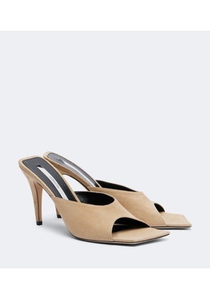 Christen Edge suede mules