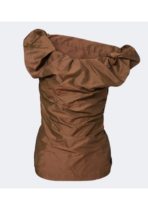 Vivienne Westwood Ginnie off-shoulder twill top