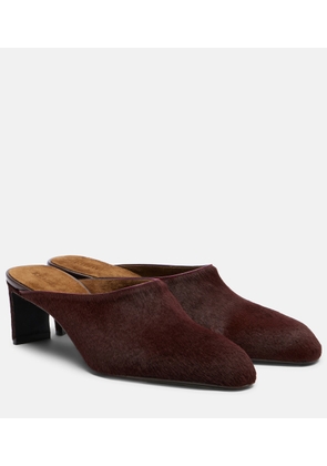 Khaite Colt calf hair mules