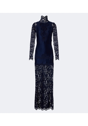 Rabanne Lace high neck maxi dress