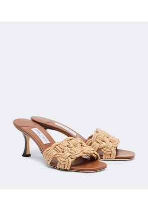 Jimmy Choo Chara raffia mules