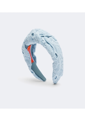 La DoubleJ Knotted printed cotton headband
