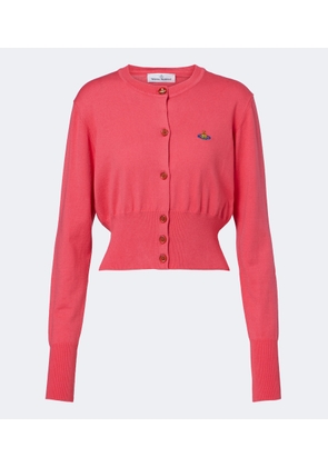 Vivienne Westwood Bea cropped cotton and cashmere cardigan