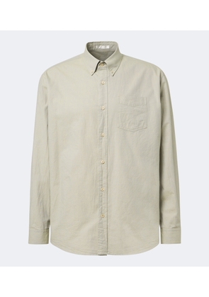 The Row Pompeo cotton chambray shirt
