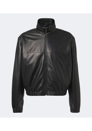 Saint Laurent Leather blouson jacket