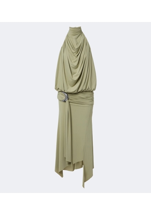 De La Vali Vida draped jersey minidress