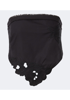 SIR Klara embroidered cotton scarf
