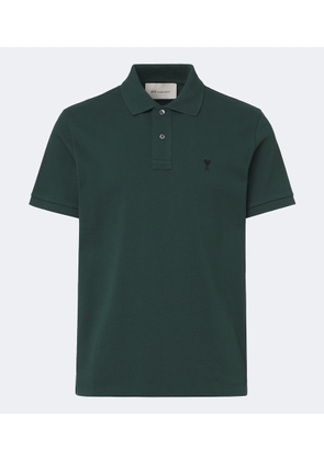 Ami Paris Ami De Cour cotton pique polo shirt