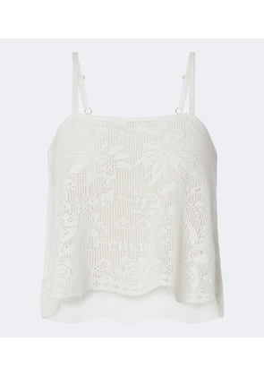Chloe Pointelle cotton top