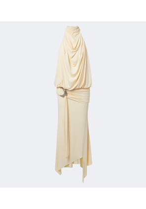 De La Vali Vida draped jersey minidress