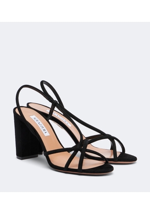 Aquazzura Horizon suede sandals