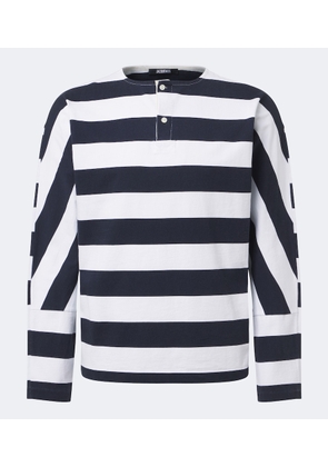 Jacquemus Mariniere striped cotton jersey Henley shirt