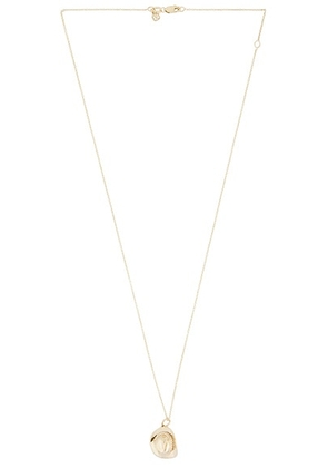 Sydney Evan Cowboy Hat Charm Necklace in Yellow Gold & Diamond - Metallic Gold. Size all.